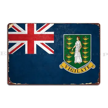 Металлические вывески Британских Виргинских островов, дизайн паба, Декор стен, Жестяная вывеска, плакат