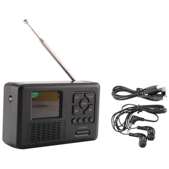 Портативное мини-DAB/FM-радио, Солнечное Ручное радио, Bluetooth-динамик, аварийное радио с фонариком-A