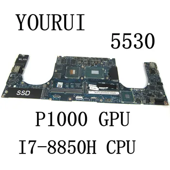Для ноутбука DELL Percision 5530 M5530 Материнская плата с процессором I7-8850H P1000 GPU LA-F541P CN-0DMMW9 Материнская плата