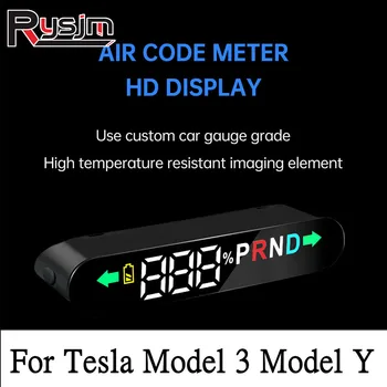 Автомобильный Головной Дисплей HUD Для Tesla Model 3 Model Y Приборная Панель, Специализированная Электроника, Цифровой Спидометр, Автоаксессуары