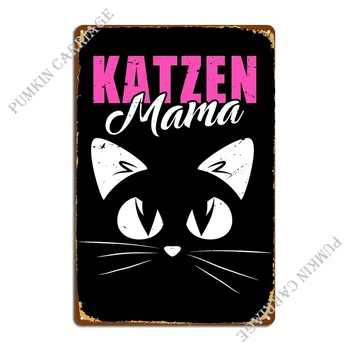 Металлические Вывески Katzen Mama Rusty Club Настенный декор Классическая Жестяная Вывеска Плакат