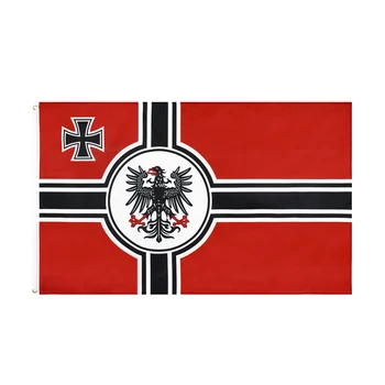 90x150 см Флаг Германии DK Reichempire of Flag -3x5 футов Флаговый баннер Двусторонний флаг для декора