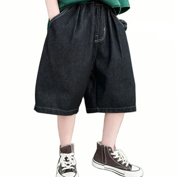 Брюки для мальчиков, однотонные брюки, летние брюки для мальчиков, детская одежда в повседневном стиле для мальчиков 6 8 10 12 14