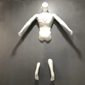 Креативная 3D скульптура сквозь стену плавающая фигура настенное украшение бар клуб стена бассейна мягкие украшения