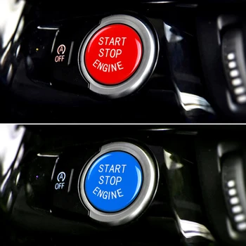 Кнопка ЗАПУСКА Двигателя Автомобиля Замена Крышки Стопорного Выключателя Аксессуары Для Ключей BMW X1 X5 X6 E71 Z4 E89 3 5 Серии E90 E91 E60 E87