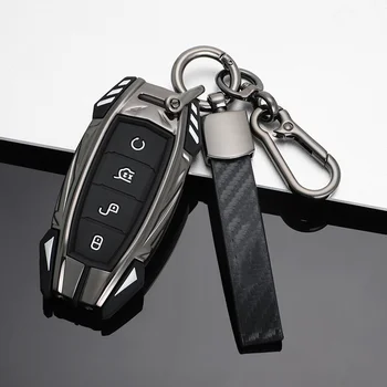 Чехол для ключей автомобиля Smart Remote Key Case для BYD Tang DM 2018 сумка для ключей автоаксессуары брелок для ключей чехлы для ключей