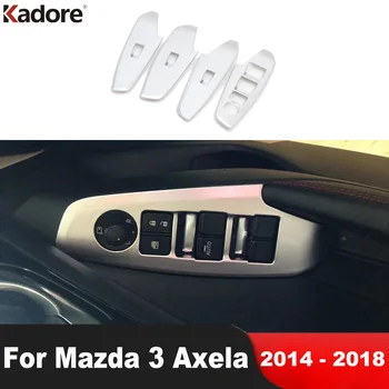 Аксессуары для интерьера Mazda 3 Axela 2014 2015 2016 2017 2018 Двери автомобиля, подлокотник, Кнопка включения стеклоподъемника, Отделка крышки панели