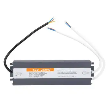 Водонепроницаемый импульсный источник питания LED 250 Вт AC170-250V Драйвер светодиодный трансформаторный источник питания