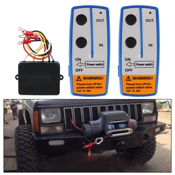 Универсальный переключатель телефонной трубки 12 В, контроллер лебедки, Система дистанционного управления, Беспроводные автомобильные аксессуары для Jeep Off-road ATV