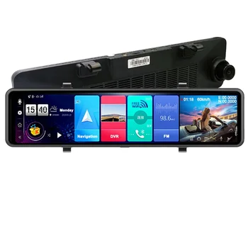 Phisung Z70 Android 8.1 2 + 32G зеркальный автомобильный видеорегистратор с WIFI GPS навигацией 12-дюймовый сенсорный экран remote on app 4g car black box