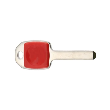 Новый пустой неразрезанный ключ для мотоцикла красного цвета Длиной 34 мм для мотоцикла Harley Запасные части Сменный аксессуар