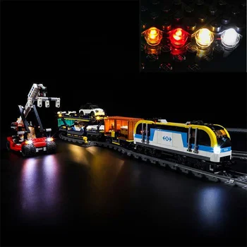 Комплект USB Light для строительного набора LEGO City Freight Train 60336 Bricks (НЕ включает модель LEGO)