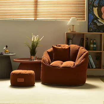 Расслабляющий диван с откидной спинкой В Европейском стиле Эргономичная Гостиная Минималистичный Диван-мешок Винтажная мебель Mobili Per La Casa Диван