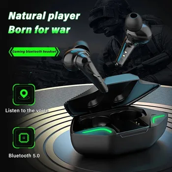 Игровые наушники Bluetooth 5.0 С низкой задержкой Профессиональные геймерские Bluetooth-наушники с микрофоном, стереогарнитура Hi-Fi