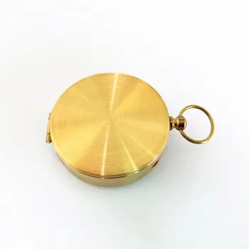 Наружный компас Удобный нержавеющий компас для выживания карманного размера Военный компас в стиле ретро Принадлежности для кемпинга