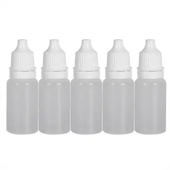 50шт по 10 мл Мягких пустых бутылочек-капельниц для жидкости для хранения глазных капель
