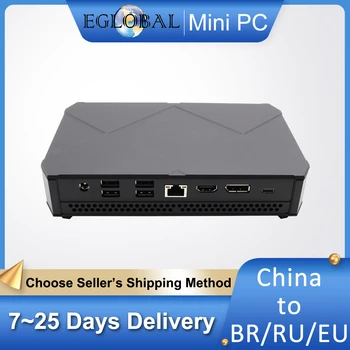 Мини-игровой ПК Eglobal 12-го поколения i7 1280P с 14 ядрами и 20 потоками DDR5 M.2 NVMe SSD Win11 Pro Настольный компьютер