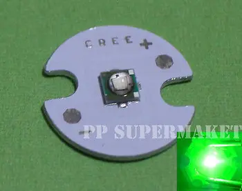 5ШТ Cree XLamp XP-E Зеленый 520-530 Нм 1 Вт 3 Вт светодиодный излучатель света с круглым основанием 16 мм
