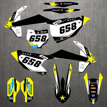 Наклейка на Обтекатель Мотоцикла графический Фон Наборы Наклеек Для KTM EXC EXCF XCW 2017 2018 2019 Для SX SXF XC XCF 2016 2017 2018