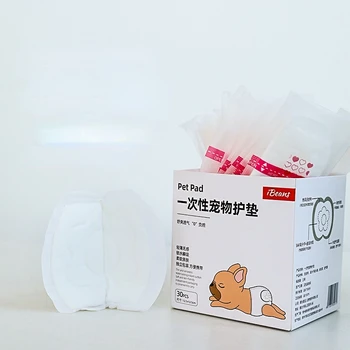 30ШТ Гигиеническая Прокладка для домашних животных Суперпоглощающая Менструальная Прокладка для собак Физиологические Подгузники для собак Одноразовые Подгузники