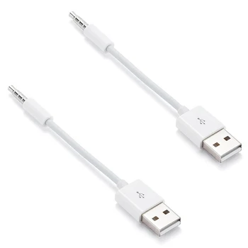 2X Подходит для Ipod SHUFFLE Кабель для передачи данных USB Mp3 зарядка 3, 4, 5, 6 Провод зарядного устройства 7-го поколения