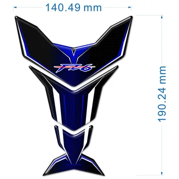 3D Наклейки Протектор Бака Для Yamaha FZ6 FZ6S FZ6N FZ6 Fazer Наклейки На Колено Топливная Эмблема Значок Логотип 2015 2016 2017 2018 2019 20