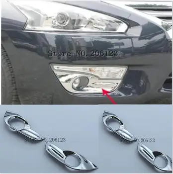 2 предмета ABS Хромированные передние противотуманные фары Накладка фонаря для Nissan Teana Altima 2013 2014 2015 2016 2017