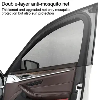 Магнитный автомобильный солнцезащитный козырек, Универсальный люк в крыше для автомобилей, Солнцезащитный козырек, занавески для боковых окон, Сетчатые защитные пленки