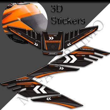 Мотоциклетные 3D наклейки, отличительные знаки, Мазутная защита для колен, накладка для бака, боковые захваты, бензин для 390 Adventure