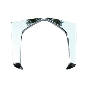 Автомобильное Хромированное Серебряное Боковое стекло заднего стекла, Спойлер Canards Splitter для Subaru Forester 2019-2022 Наклейка для отделки лобового стекла