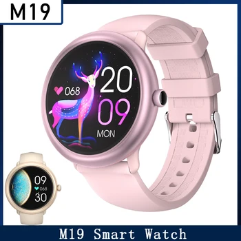 Смарт-часы M19 с Bluetooth, спортивный фитнес-трекер, женский пользовательский GPS-монитор кислорода в крови, сердечного ритма для Android IOS Reloj