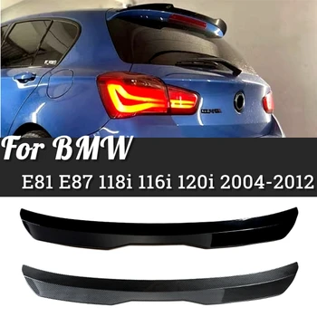 Задний Спойлер на Крыше Для 2004-2011 BMW 1 Серии E81 E87 Хэтчбек Спойлер 120i 118i m135i 116i ABS Боковое Заднее Крыло Автомобиля