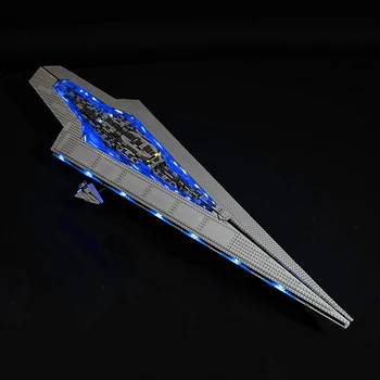Комплект Светодиодной Подсветки для LEGO 10221 Super Star Destroyer Строительные Блоки Кирпичная Игрушка (Только светодиодная Подсветка, Модель без блоков)
