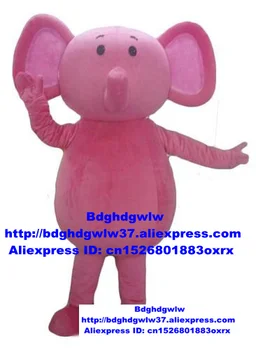 Розовый Слон, костюм талисмана-Элефанта, костюм персонажа мультфильма для взрослых, Деловые заказы, Приветственный прием zx264