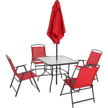 Albany Lane, Набор из 6 столов и стульев для патио на открытом воздухе