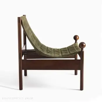 Дизайнерский креативный средневековый стул из массива дерева Wa Silent Wind для семейного отдыха в кафе, выставочный зал, отдел продаж
