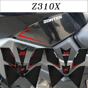 3D Наклейки Carbon Tank Pad Для ZONTES ZT310X ZT 310X 310X ZT Мотоцикл Боковой Газовый Коленный Захват Тяговые Наклейки аксессуары