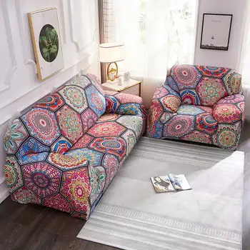 Чехол для дивана из спандекса 2022 Bohemia, чехлы для диванов Mandala, полотенце для дивана, Защитная мебель для гостиной, кресла, кушетки, диван Funda Sofa