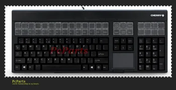 PcParts Оригинальная Полноразмерная Многофункциональная клавиатура Cherry G86-71401 с Улучшенным расположением клавиш в 127 положений и Тачпадом USB New