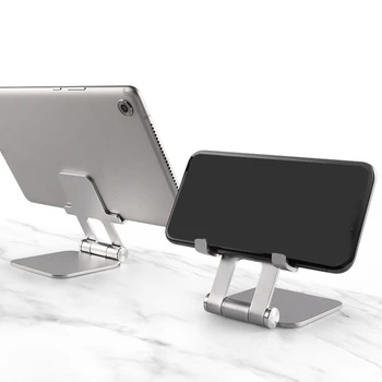 Горячее предложение！ Новый держатель для мобильного телефона Алюминиевый настольный держатель для iPad iPhone Нескользящая универсальная подставка для настольного телефона
