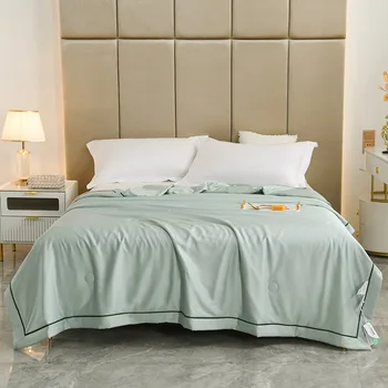 Шелковистое охлаждающее одеяло Songkaum, Летнее одеяло Four Seasons, диван из микрофибры, кондиционер, одеяло, двусторонняя машинная стирка