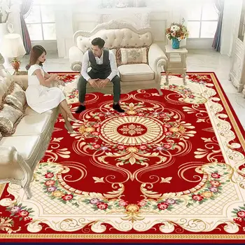 Винтажный богемный ковер для гостиной Прямоугольные коврики в персидском стиле Прямоугольные коврики в персидском стиле Мягкие нескользящие коврики для спальни и кабинета