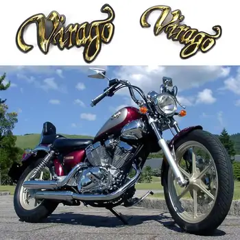 2шт Наклейка на топливный бак мотоцикла 3D Значок топливного бака Эмблема Наклейки Наклейки для Yamaha Virago XV