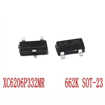 50-100ШТ XC6206P332MR SOT-23 SOT XC6206P332 SOT23 XC6206 SMD (662 K) 3.3V/0.5A новый и оригинальный чипсет IC