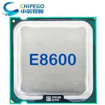 Core 2 Duo E8600 3,3 ГГц, Используемый двухъядерный процессор CPU 6M 65W LGA 775 В НАЛИЧИИ