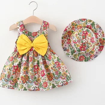 Платье для маленьких девочек от 0 до 3 лет, детское нарядное сетчатое платье на день рождения, детское праздничное платье без рукавов, детское платье, летнее платье для именинницы