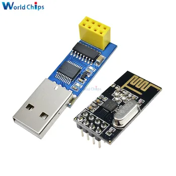 Плата Адаптера USB-Последовательного порта CH340T + Управление Связью NRF24L01 + Модуль Беспроводного Приемопередатчика с Антенной 2,4 ГГц для Arduino