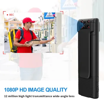 Мини-камера HD 1080P Портативный цифровой видеомагнитофон Камера для тела регистратор ночного видения Миниатюрная магнитная видеокамера