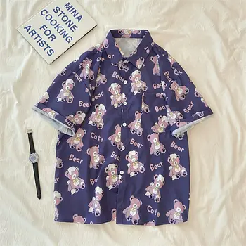 Новая женская футболка с принтом Аниме, Топ С принтом Sweet Girl Love, Летние рубашки в Японском пасторальном Стиле для женщин, y2k Top Summer Plus