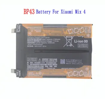 10x BP43 2x2250mAh Сменный Аккумулятор Для Xiaomi Mix4 Mix 4 Батареи